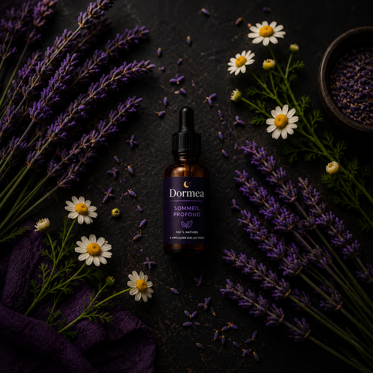 Huile Sommeil Dormea — Soin des Pieds pour un Endormissement Naturel