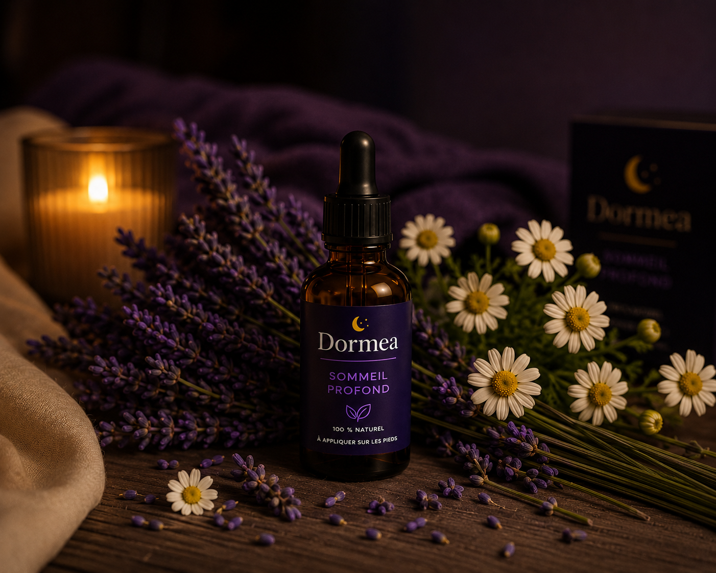 Huile Sommeil Dormea — Soin des Pieds pour un Endormissement Naturel