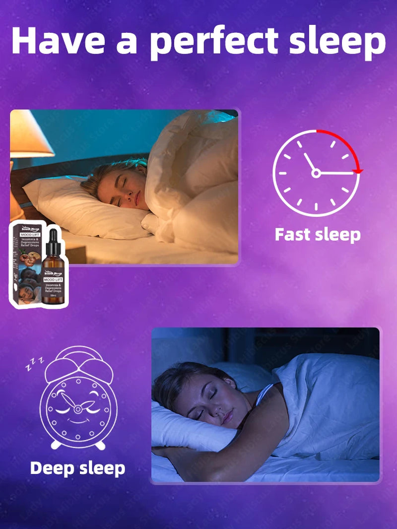 Sleep Better Instantly – No Pills, No Water. Rub on a Few Drops. Fall Asleep Fast, Sleep Longer, Better Quality, Nice Mood.
